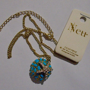 NEU Rhinestone Starfish * Turquoise Bead Reef